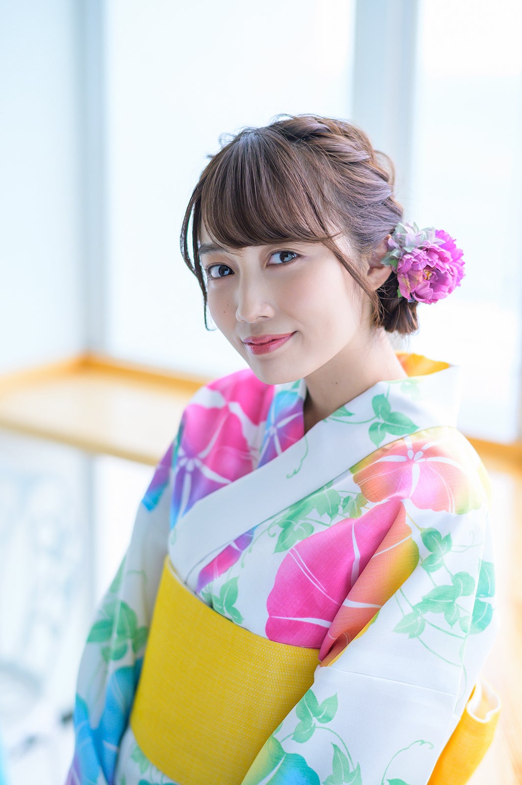 黒木ひかり“少し大人”に 華やか浴衣姿でデート気分＜本人コメント到着＞