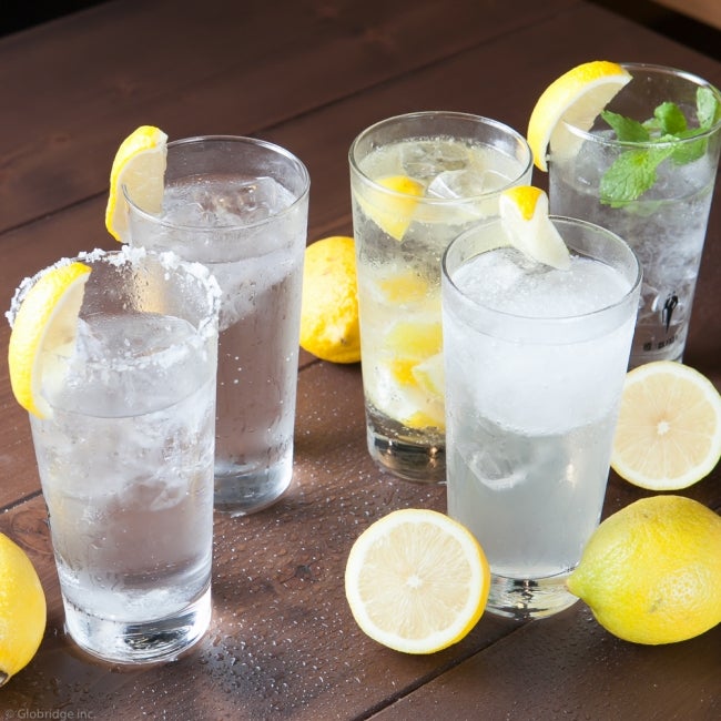 人気急上昇中の「レモンサワー」は充実のライアップ／画像提供：Globridge