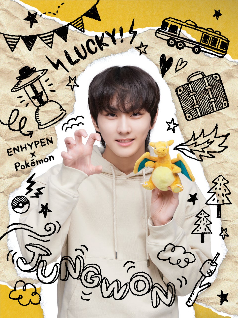 リザードンを選んだJUNGWON（C）Pokemon／Nintendo／CR／GF