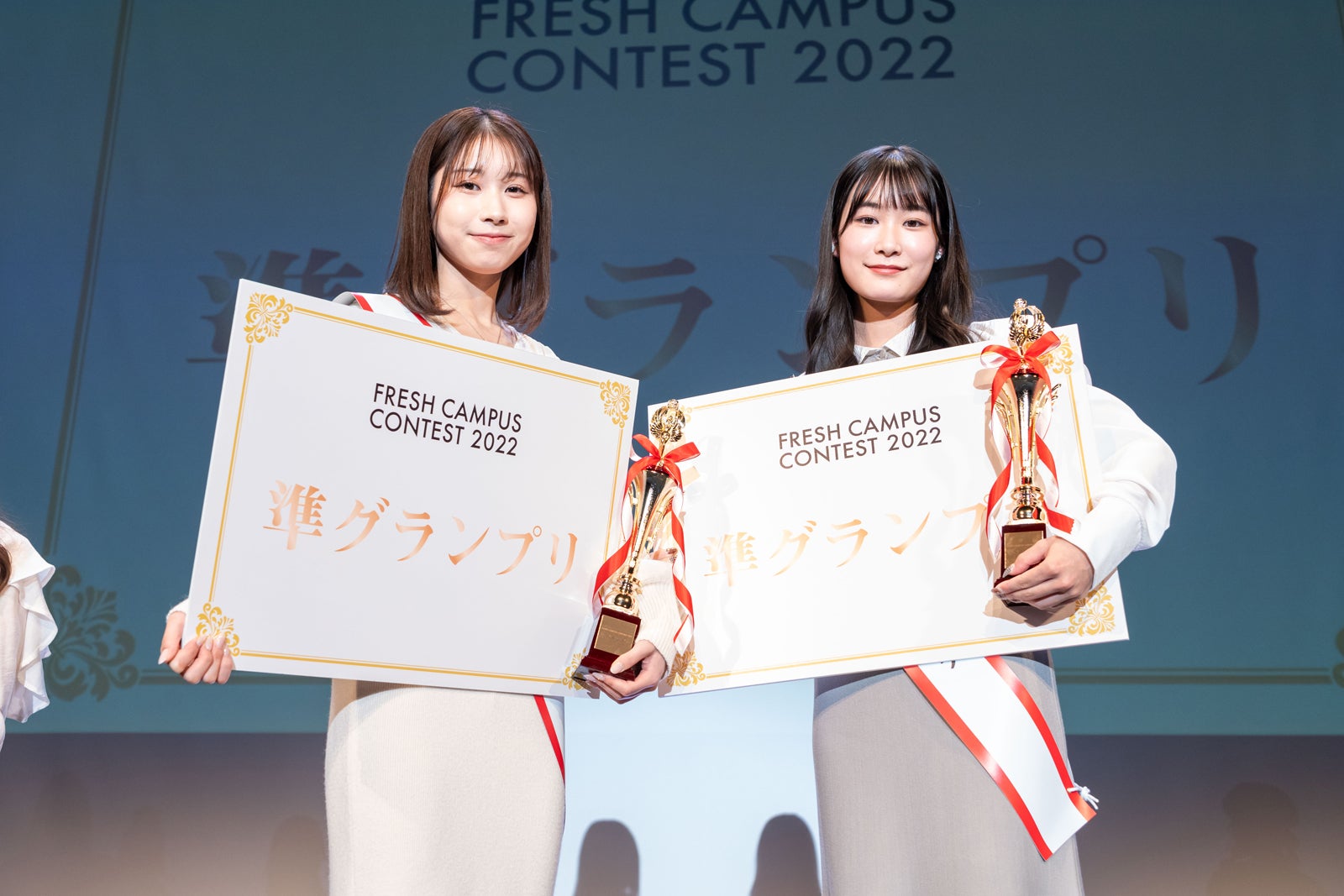 「FRESH CAMPUS CONTEST 2022」準グランプリ：滝口碧空さん、阪上朋花さん（提供画像）