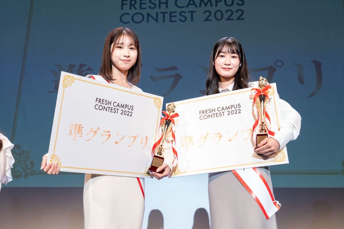 「FRESH CAMPUS CONTEST 2022」準グランプリ:滝口碧空さん、阪上朋花さん(提供画像)