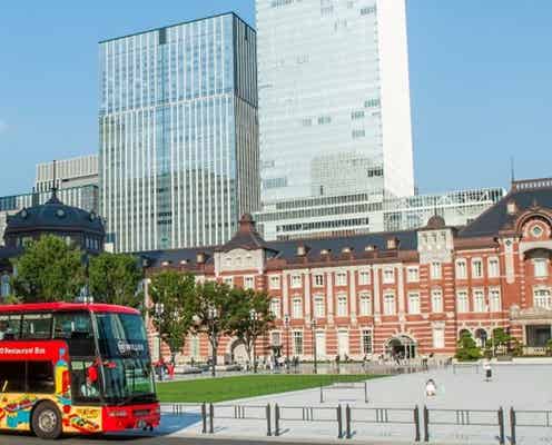 観光がてらコース料理堪能「東京レストランバス」通年運行開始、街がレストラン空間に
