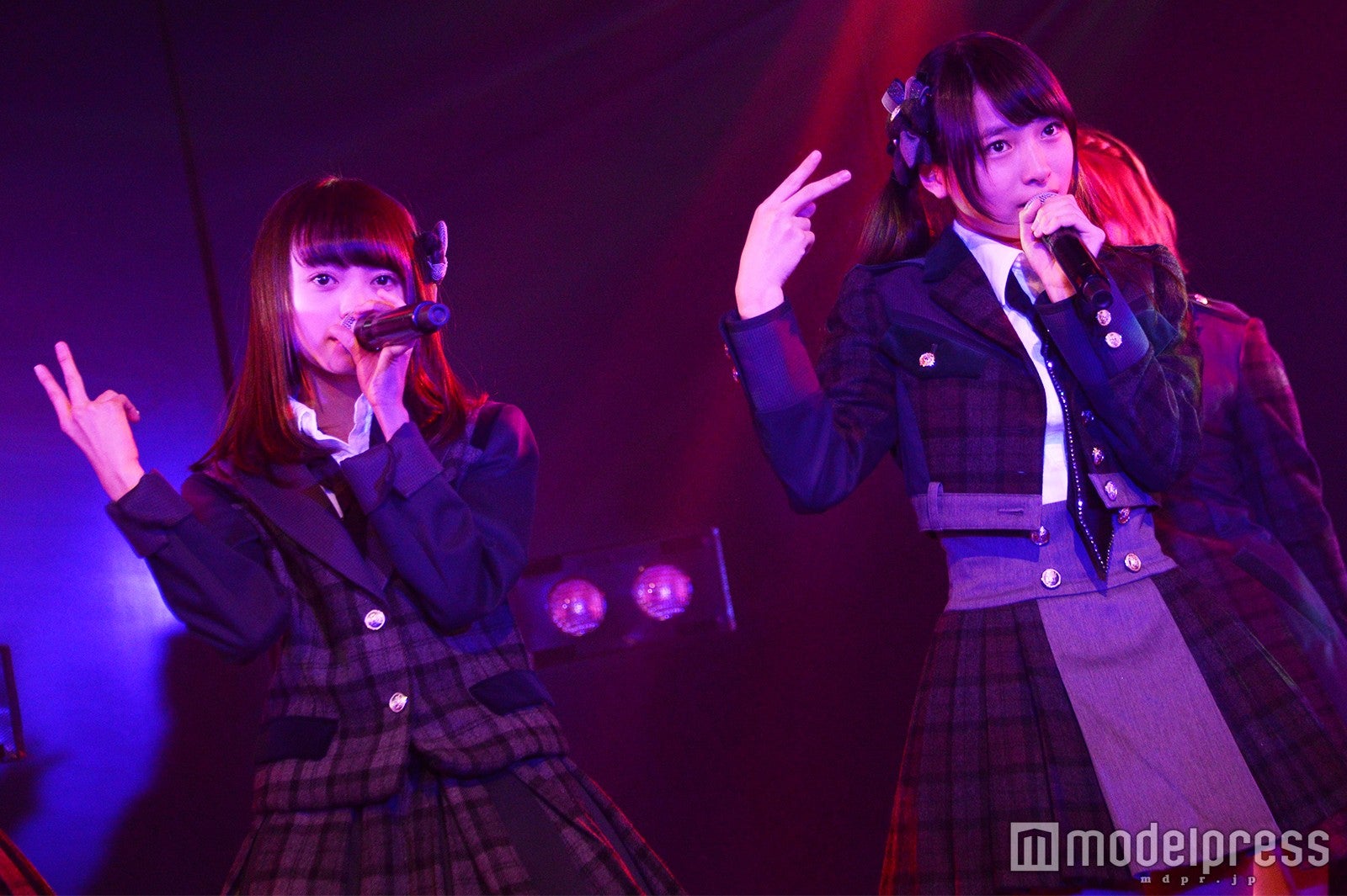 樋渡結依、久保怜音「小嶋陽菜好感度爆上げ公演」（C）モデルプレス