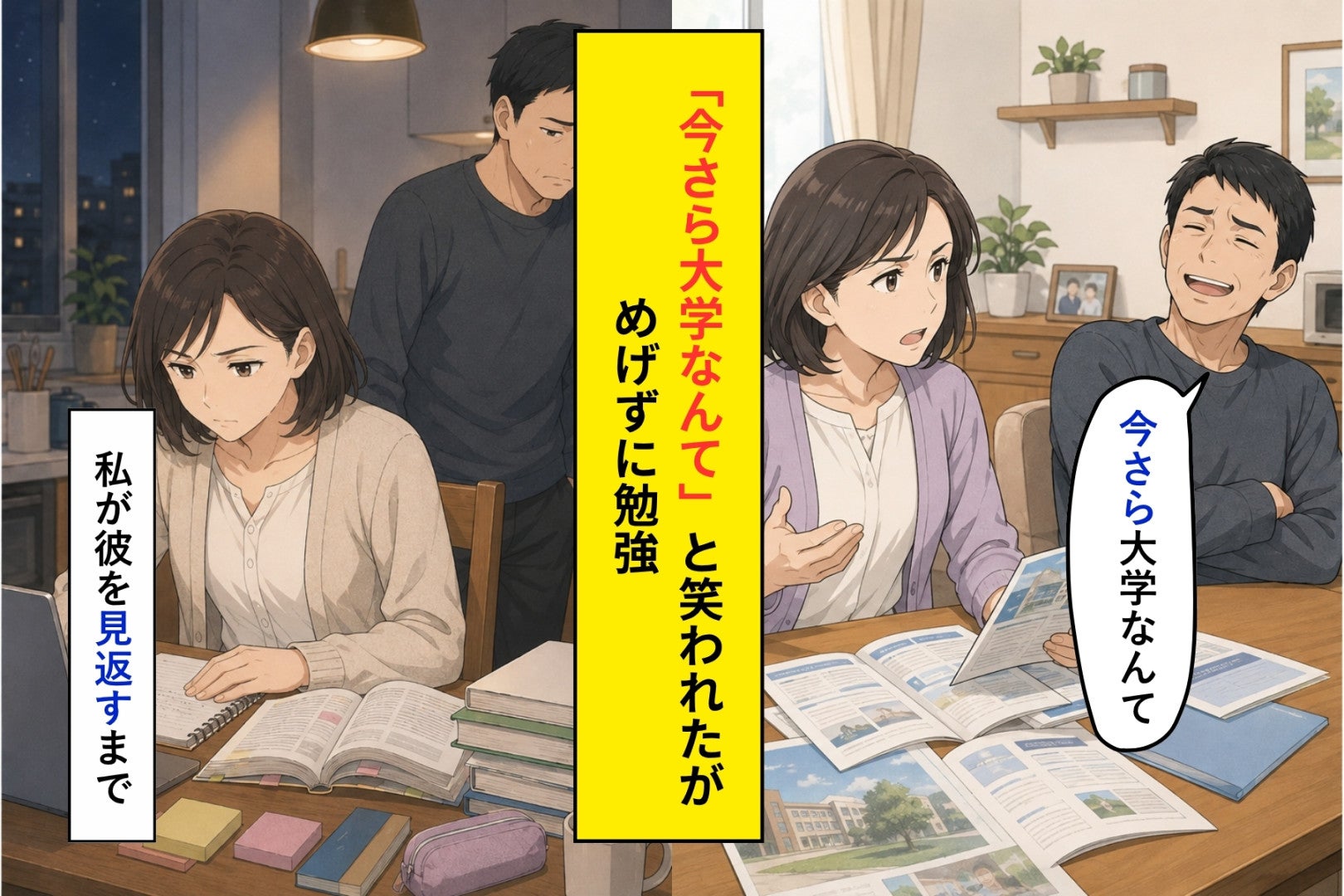 「今さら大学なんて」と笑った夫が、私の卒業式の日に用意していたもの