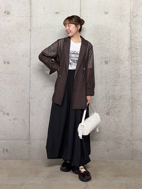 白Tシャツ コーデ 白Tシャツコーデ5