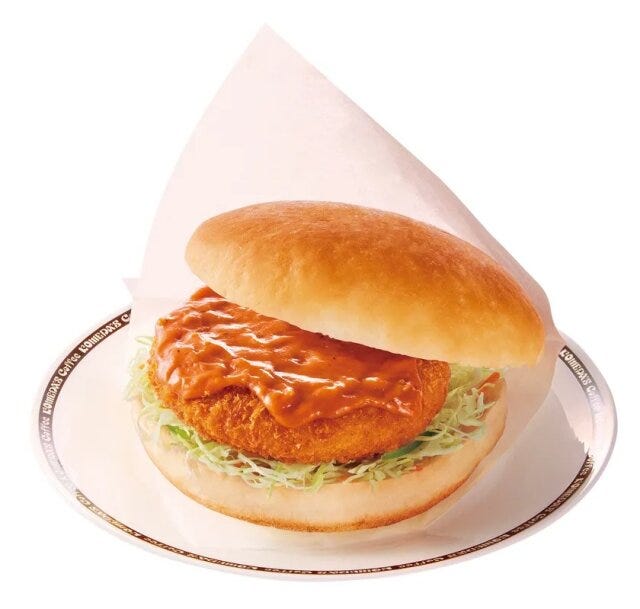 コメダ珈琲店の新作のグラクロ～海老香るトマトソース～