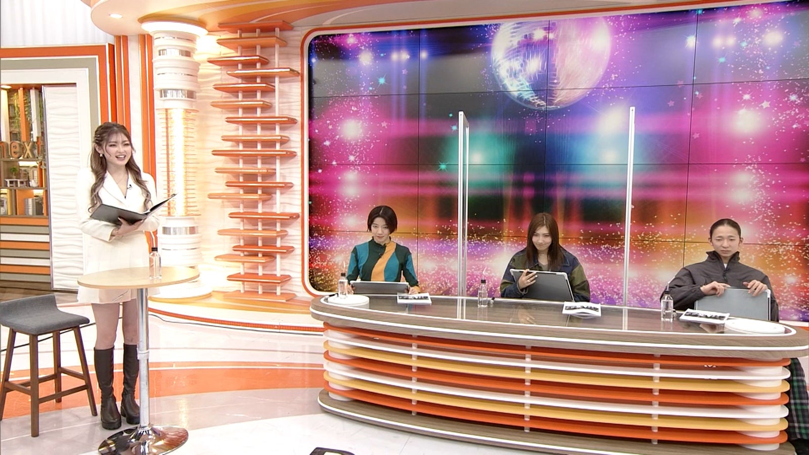 （左から）ゆうちゃみ、YUI、KAZANE、SoraKi （C）BSJapanext