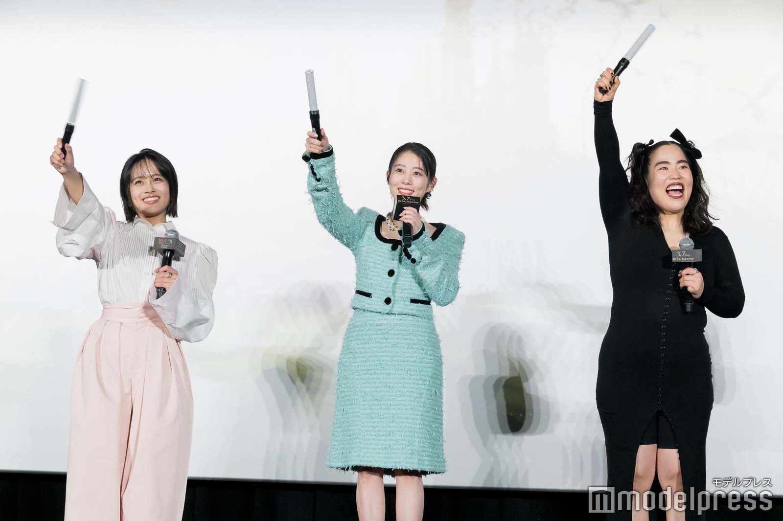 清水美依紗、高畑充希、ゆりやんレトリィバァ（C）モデルプレス