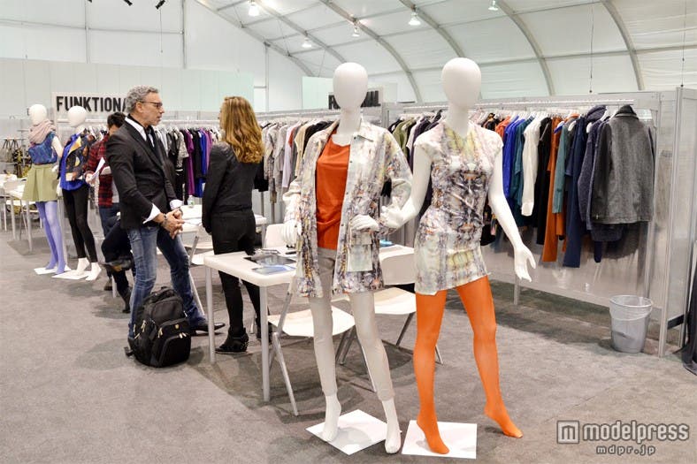 「FUNKTIONAL」ブースの様子(「MAGIC」2013S/Sにて)