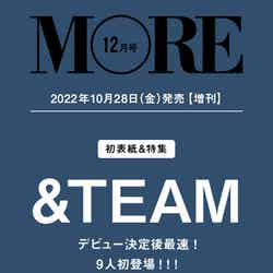 「MORE」12月号増刊予告（提供写真）
