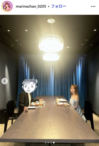 まりなInstagramより