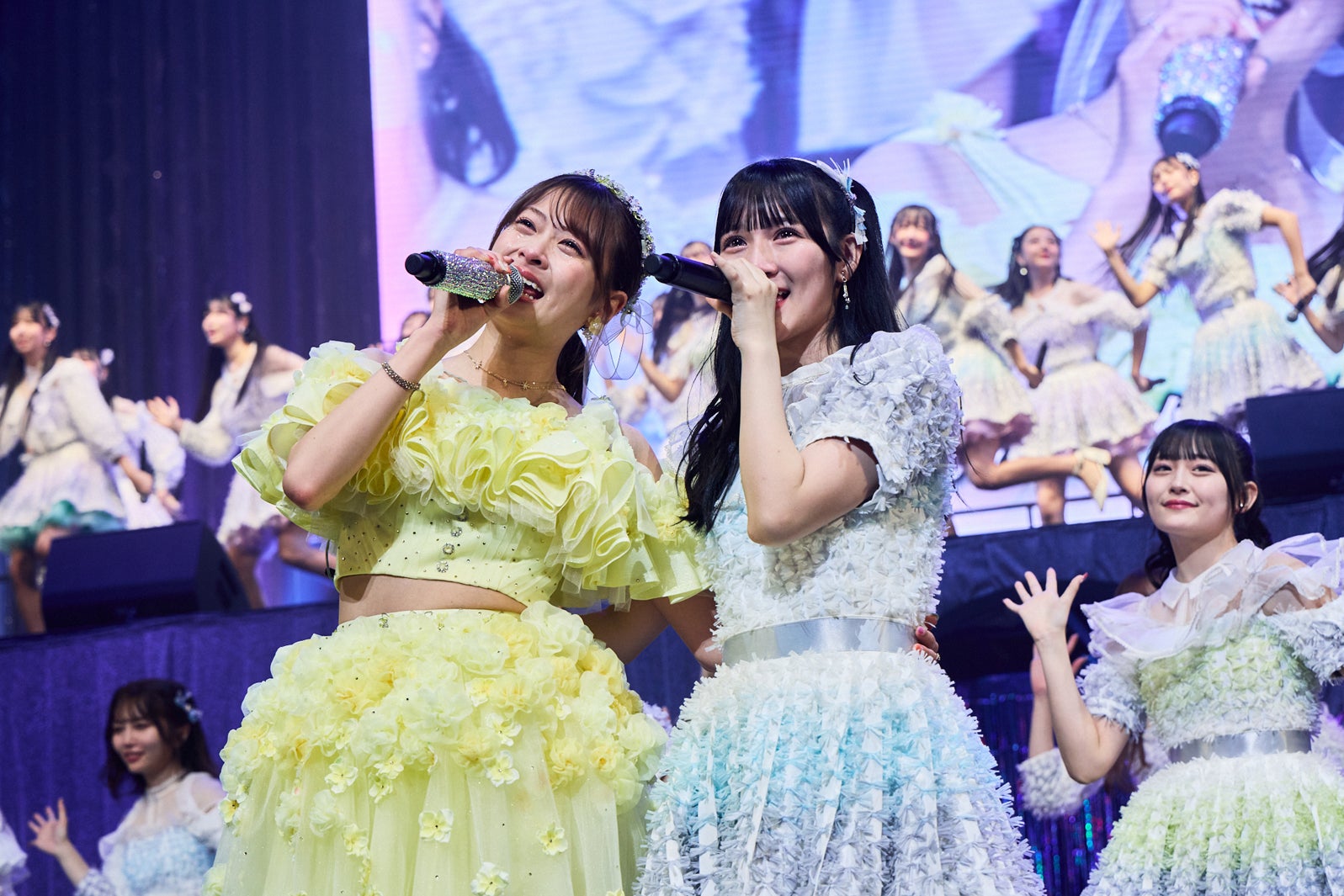 松岡はな、今村麻莉愛「松岡はな卒業コンサート～はなって！はなって！最高かよ！～」（C）Mercury