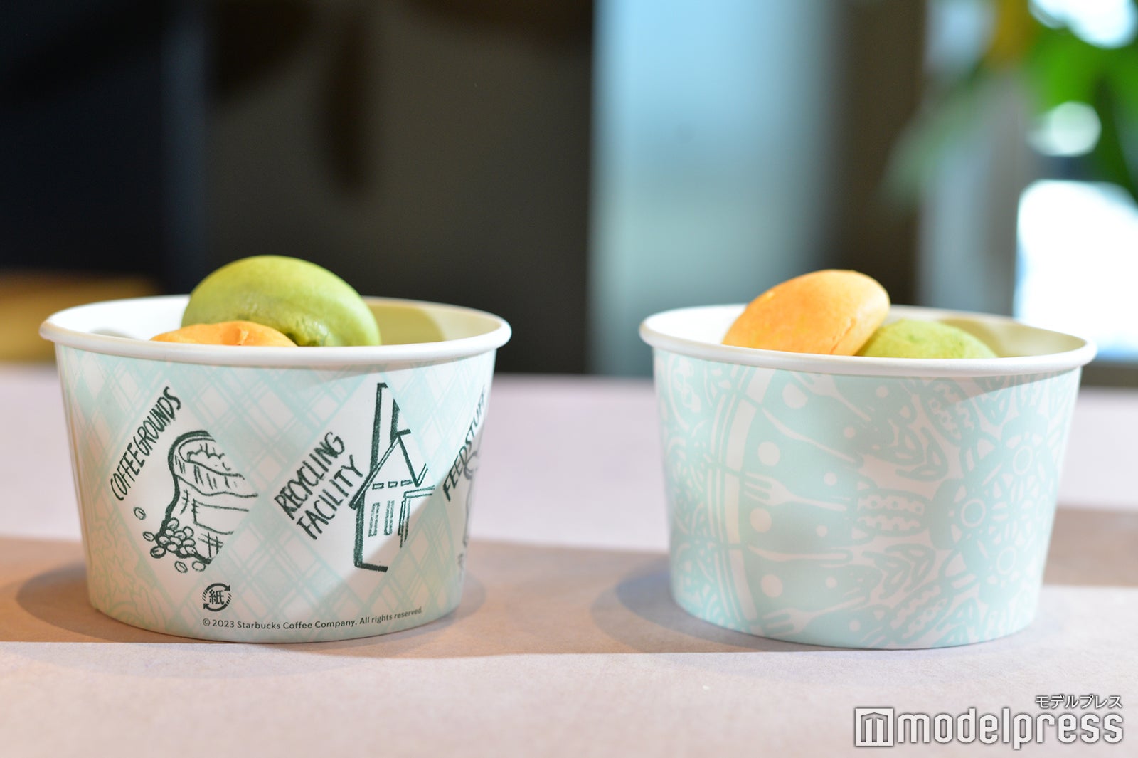 もっちりボール 抹茶＆パンプキンミルク（C）モデルプレス