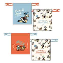 巾着(チップ&デール)、(ドナルド)各税込1,540円(C)Disney