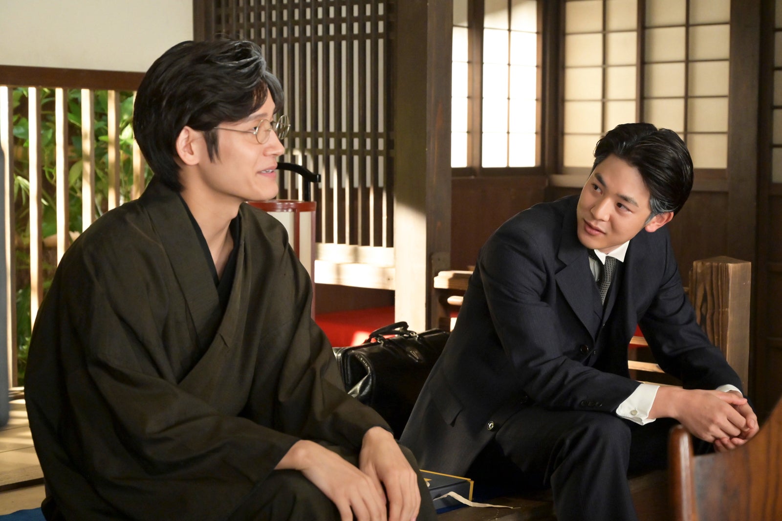佐野晶哉、小林虎之介「風、薫る」第130話（C）NHK