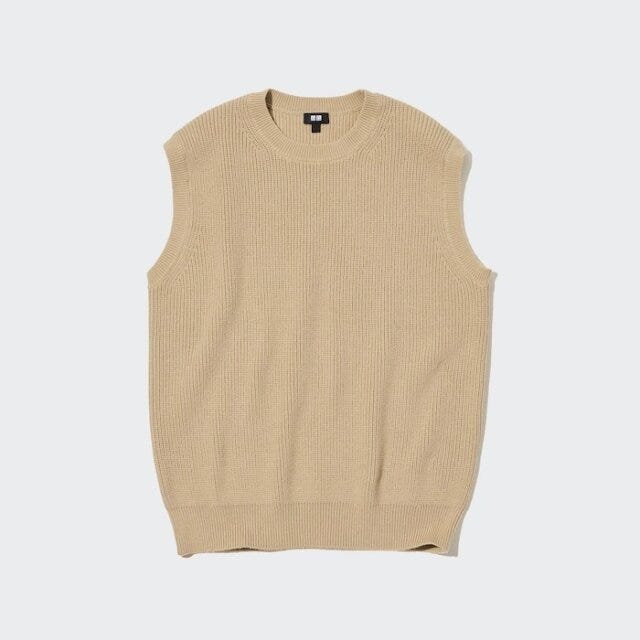 ユニクロ　uniqlo　レディース　おすすめ　オススメ　コスパ　2023　春　ベスト　メンズ　ニットベスト