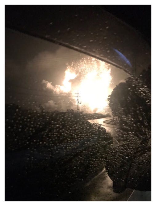 豪雨被害の様子/ブルゾンちえみオフィシャルブログ(Ameba)より