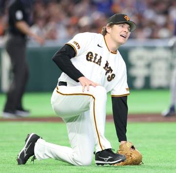 巨人・ハワードにアクシデント バント処理で右足痛め降板 内海コーチ「大丈夫であってほしい」