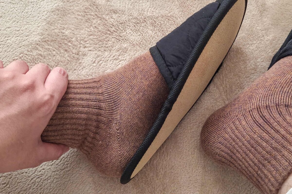 ソフトナイロントラベルスリッパ