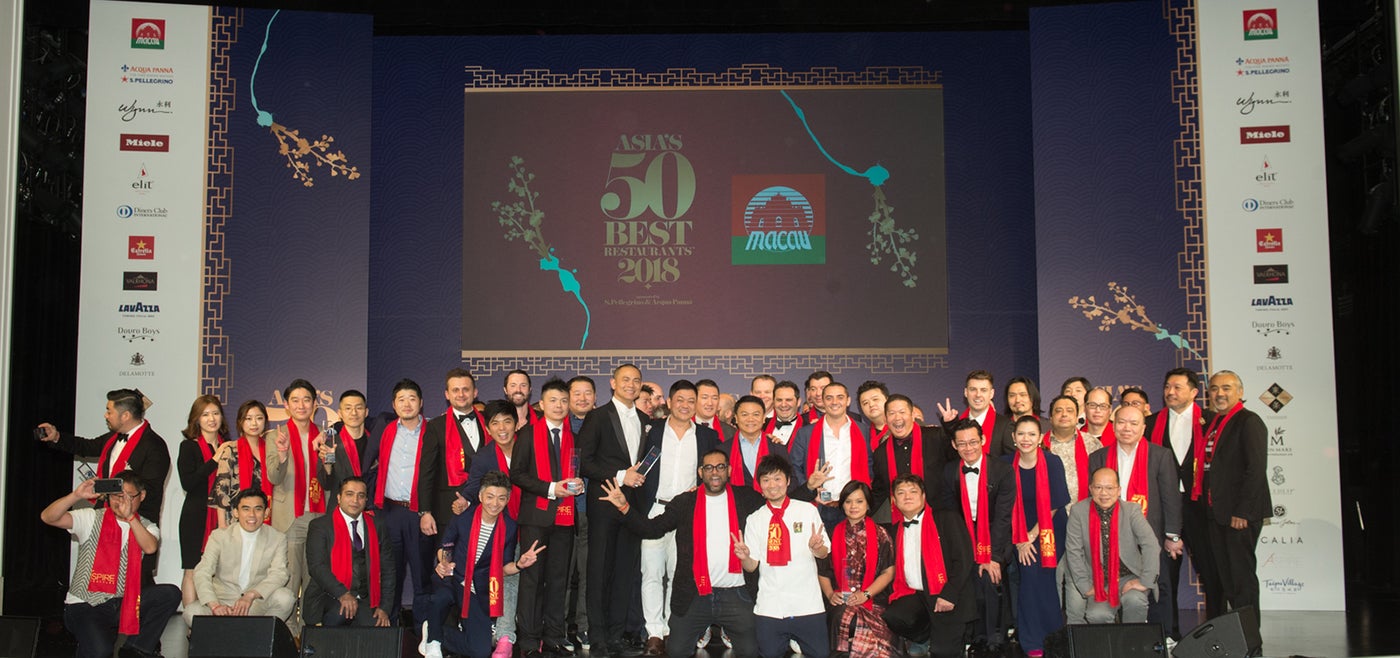 第6回「アジアのベストレストラン50」の表彰式／画像提供：アジアのベストレストラン50