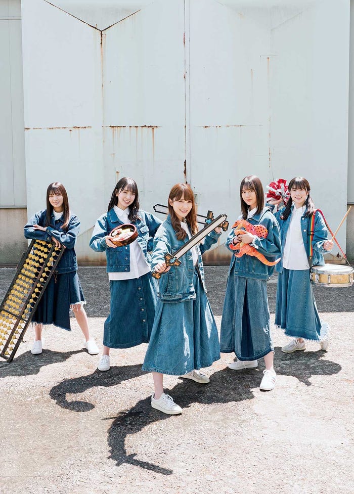 (左から)河田陽菜、金村美玖、加藤史帆、小坂菜緒、丹生明里(提供写真)