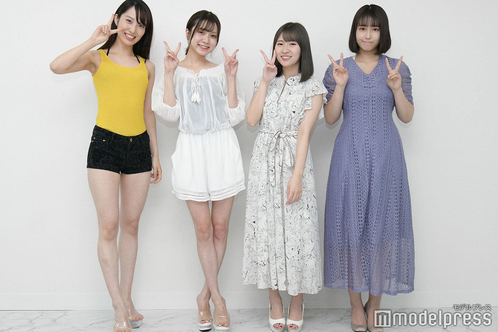 伊集院あさひ、島袋香菜、池田ゆうな、細川まりな （C）モデルプレス