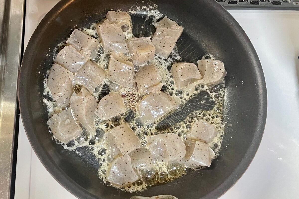 こんにゃくとちくわのヤバい煮