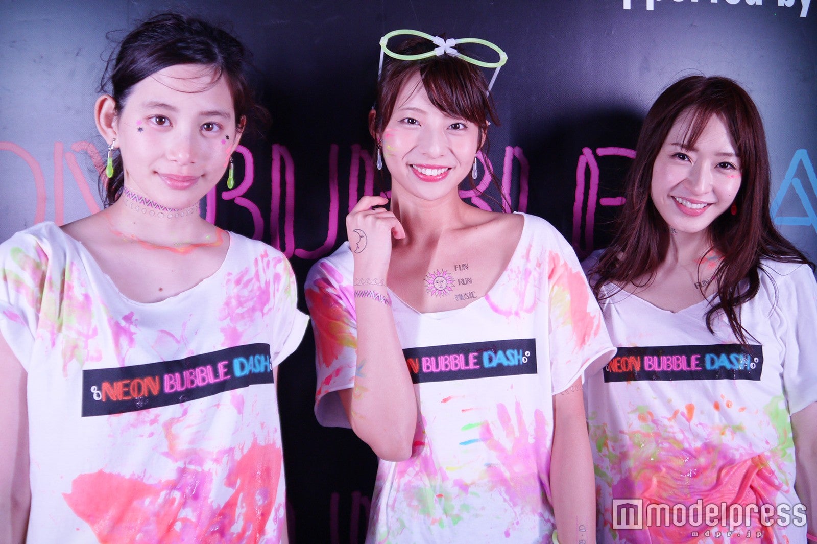 （左から）金城茉奈、永田レイナ、梅本静香（C）TOKYO GIRLS RUN