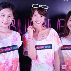 （左から）金城茉奈、永田レイナ、梅本静香（C）TOKYO GIRLS RUN
