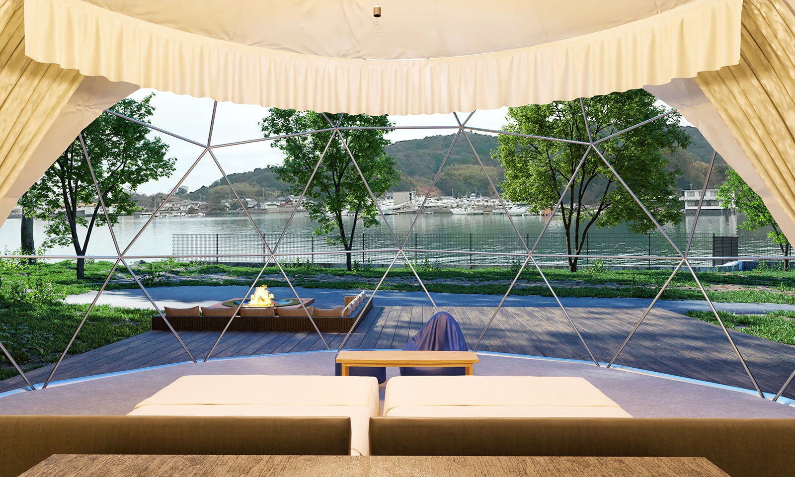 シークルーズグランピング熊本天草／画像提供：シークルーズ