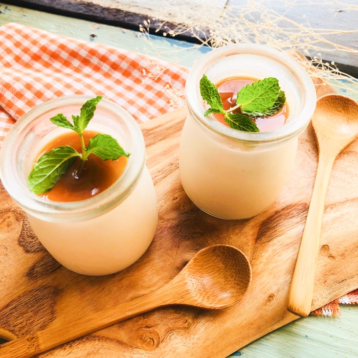 おやつタイムにピッタリ!絶品スイーツ「ミルクティープリン」【柏原歩のトレンドレシピ】/画像提供:柏原歩