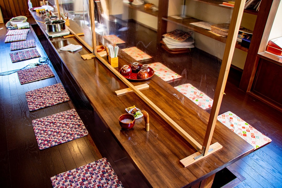 集落のお母さんたちが地元野菜で作る漬物やお惣菜を持ち寄っておもてなし／提供画像