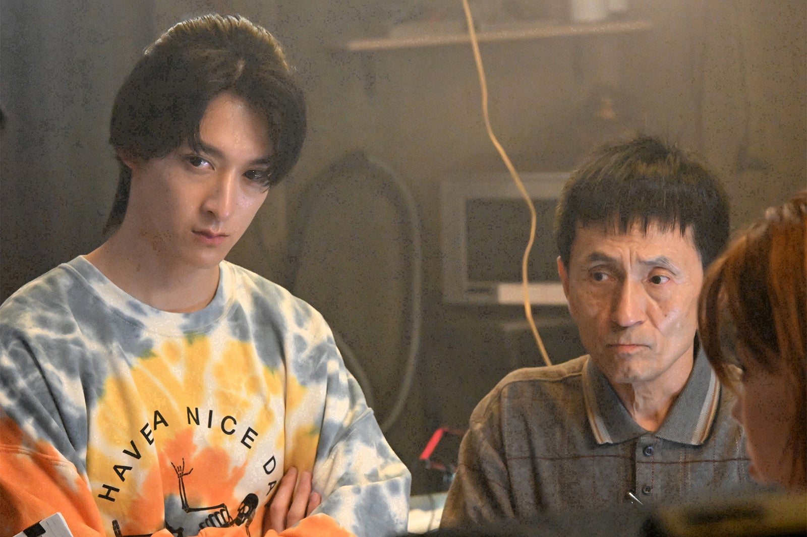 伊藤あさひ、徳井優「潜入兄妹 特殊詐欺特命捜査官」第2話（C）日本テレビ