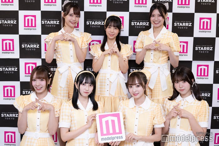 ラフ×ラフ/(後列左から)齋藤有紗、吉村萌南、高梨結(前列左から)夏目涼風、永松波留、日比野芽奈、佐々木楓菜※藤崎未来は欠席(C)モデルプレス