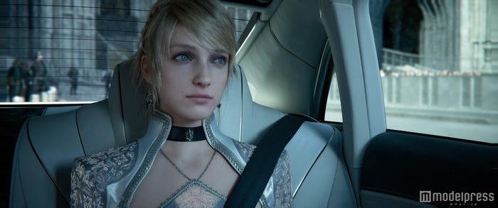 忽那汐里演じるルナフレーナ・ノックス・フルーレ/フルCG映画「KINGSGLAIVE FINAL FANTASY XV」(7月9日公開)より
