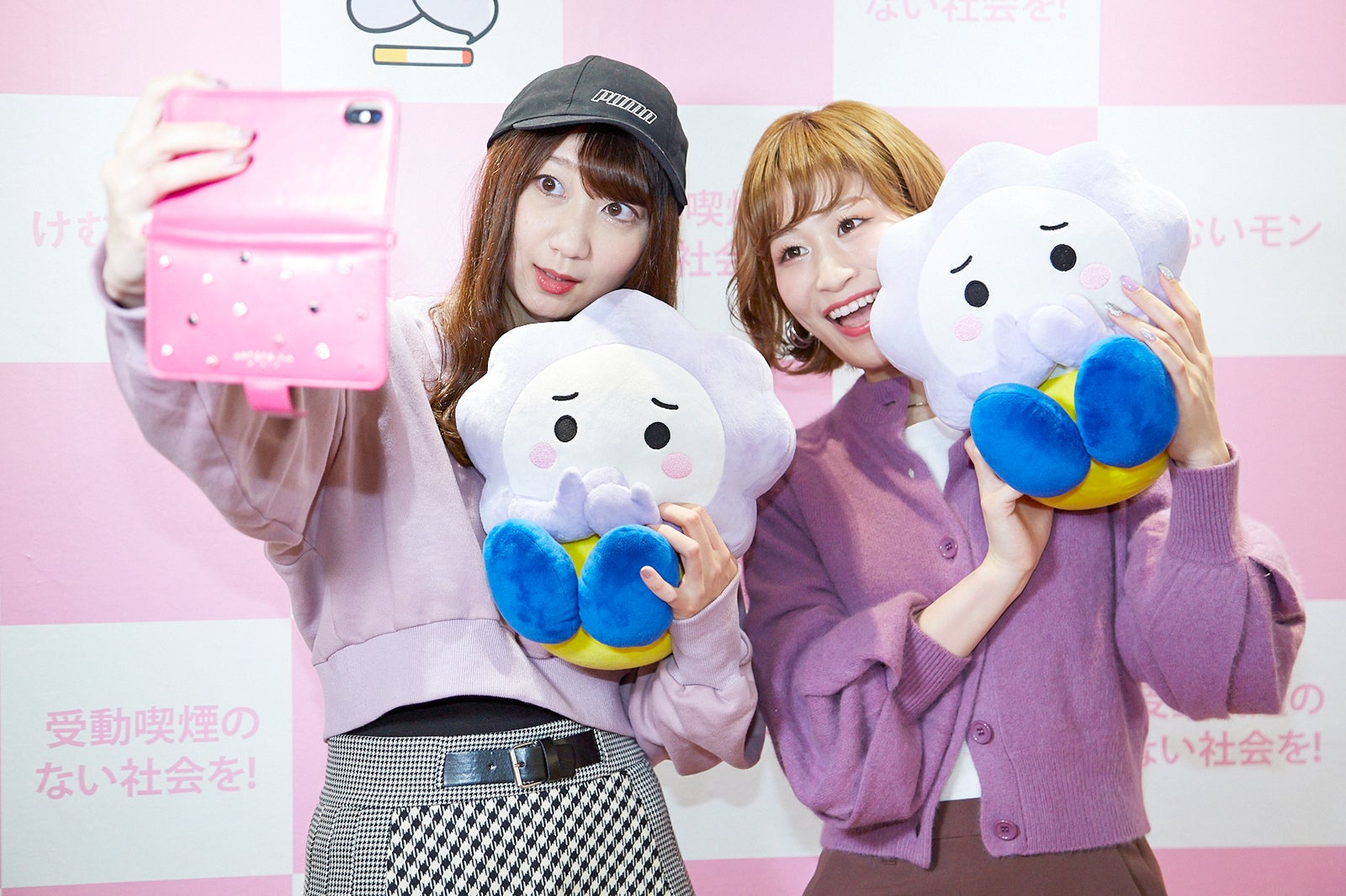 撮影してSNSにアップ（提供写真）