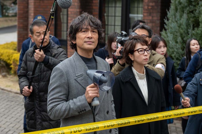 江口洋介、菜葉菜「マルス-ゼロの革命-」第8話より(C)テレビ朝日