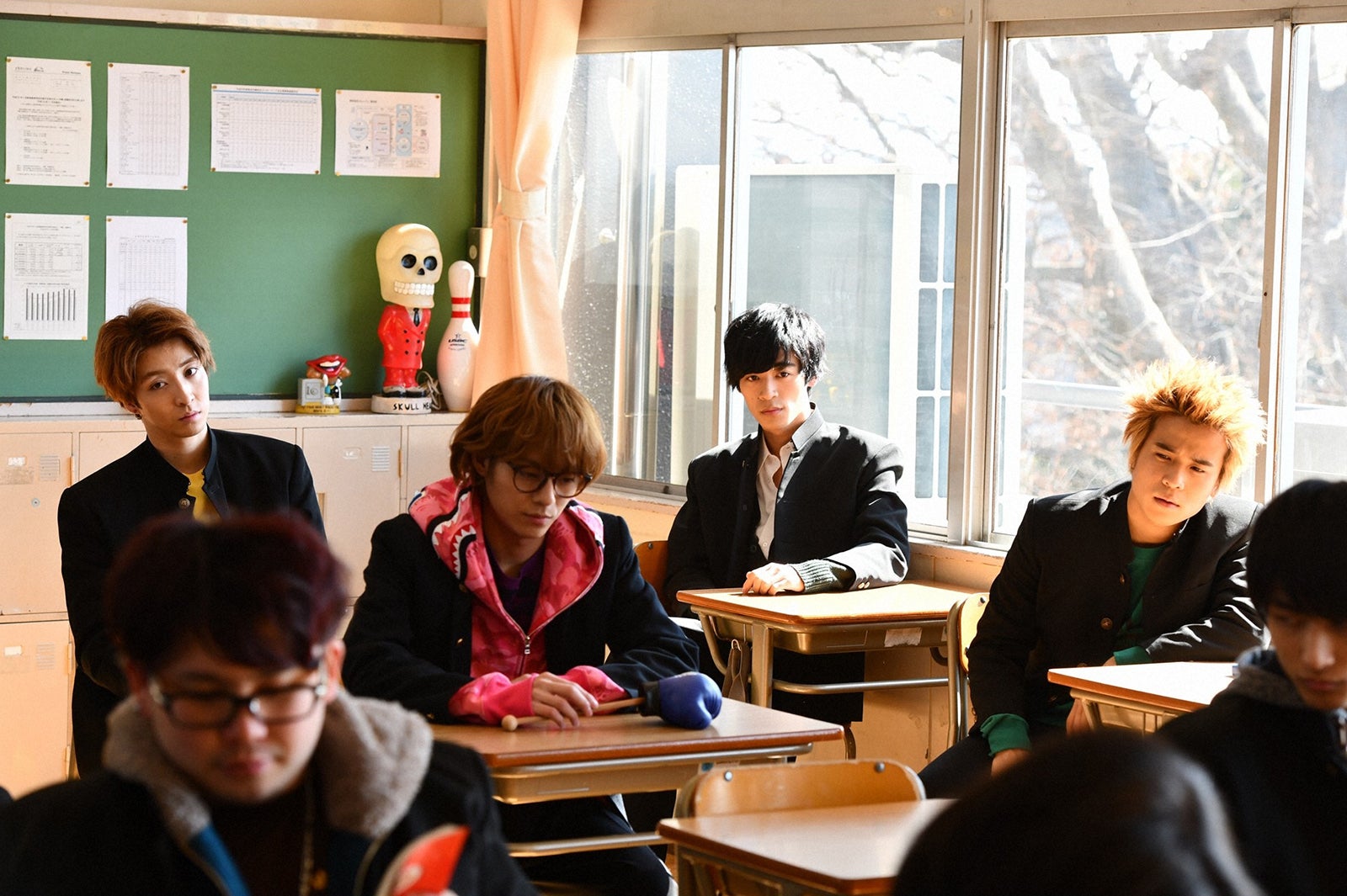 桜井圭佑、永田崇人、若林拓也、堀家一希／「初めて恋をした日に読む話」第8話より（C）TBS