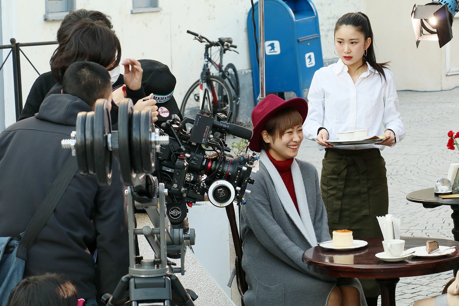 MV撮影風景（画像提供：所属事務所）