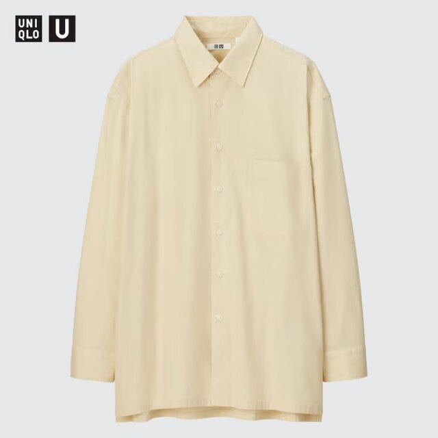 ユニクロ　uniqlo　レディース　おすすめ　オススメ　コスパ　2023　春　値下げ　セール　オーバーサイズシャツ　シャツ　ユニクロユー　ユニクロU　Uniqlo