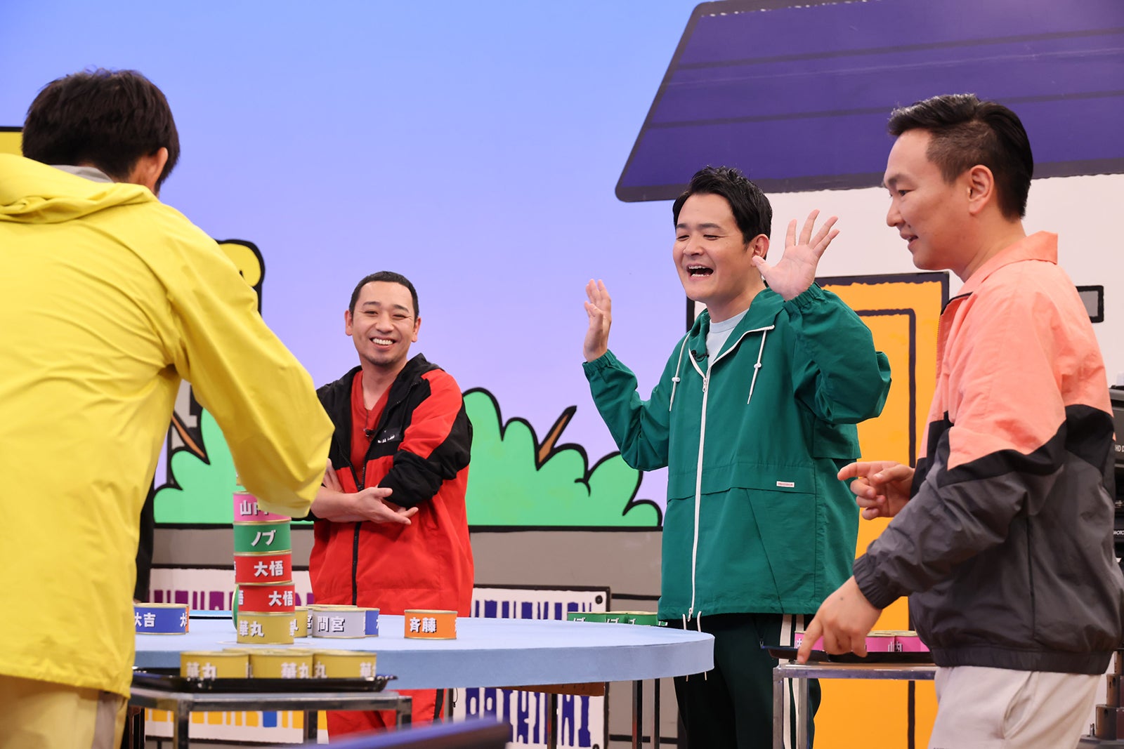 博多華丸、大悟、ノブ、山内健司 （C）カンテレ