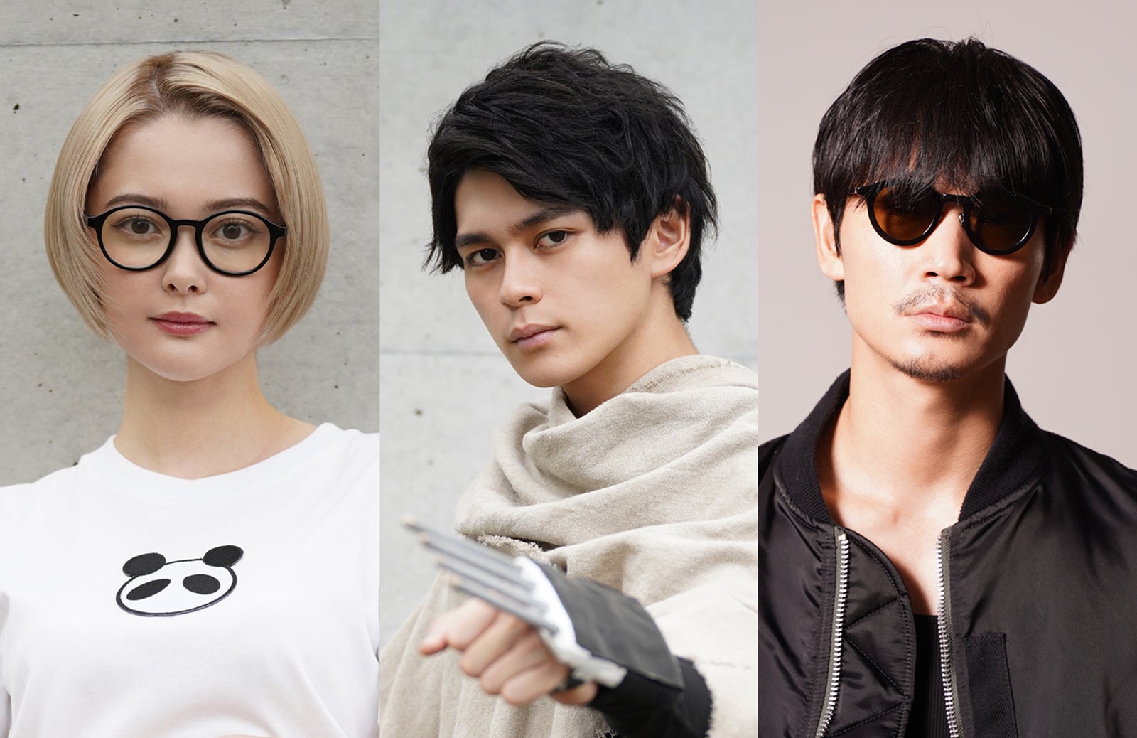 玉城ティナ、眞栄田郷敦、綾野剛 （画像提供：WOWOW）