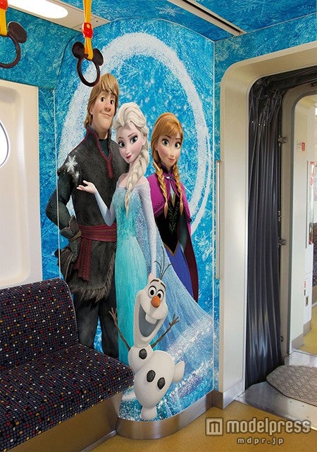 「アナとエルサのスノークリスタル・ライナー」内装デコレーション※写真はイメージ／（C）Disney