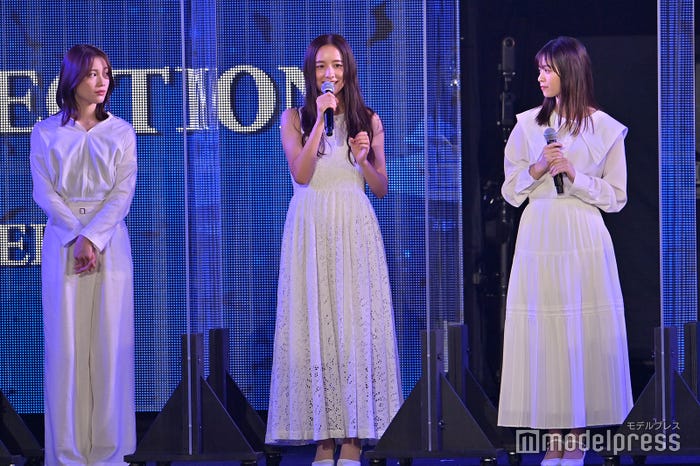 中村ゆりか、堀田真由、西野七瀬 (C)モデルプレス
