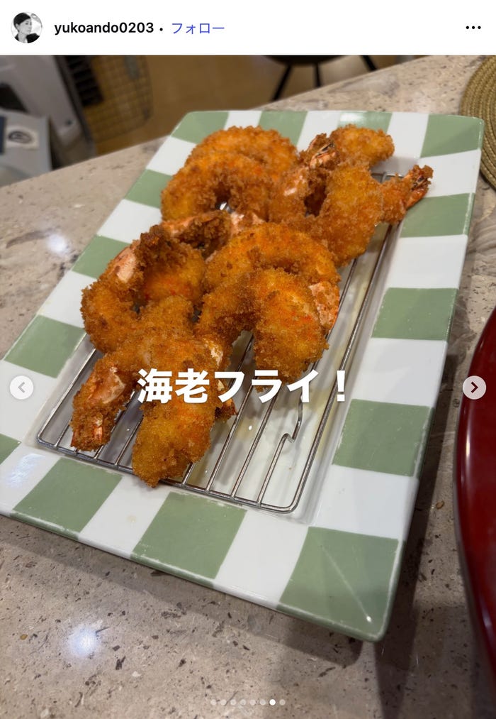 安藤優子Instagramより