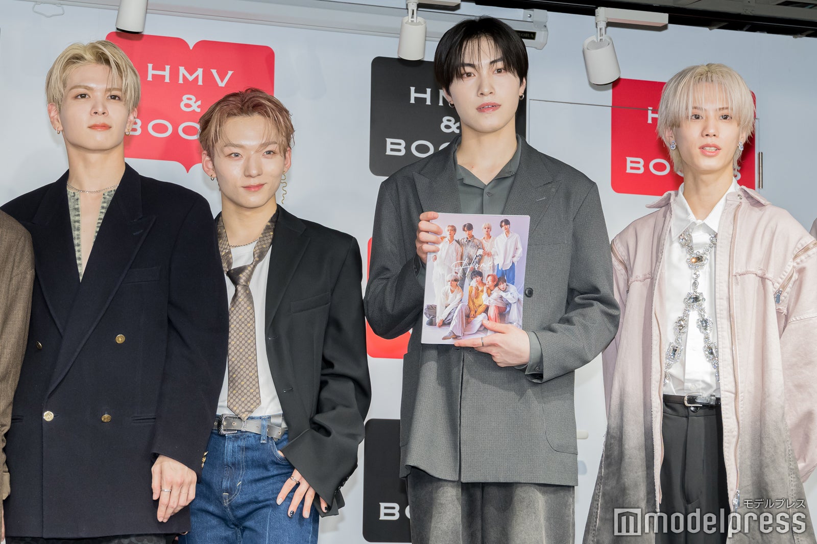 （左から）栗田航兵、古瀬直輝、西島蓮汰、小堀柊（C）モデルプレス