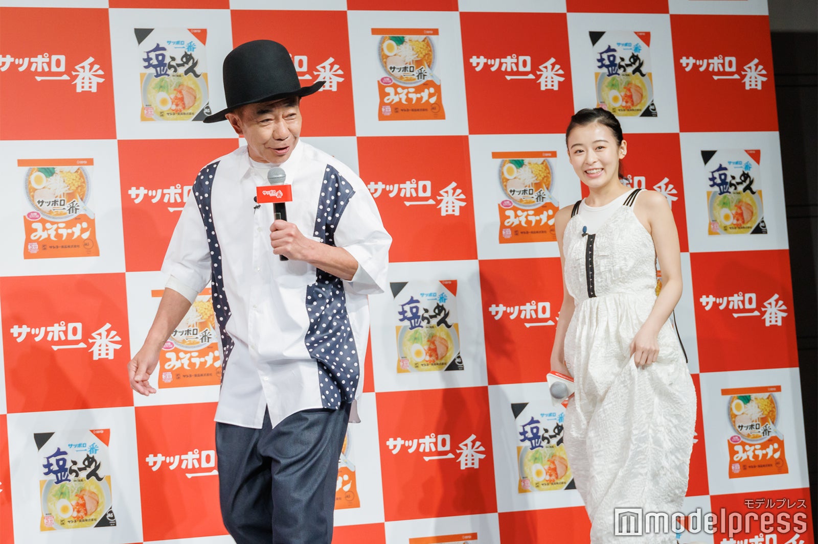 木梨憲武、森七菜（C）モデルプレス