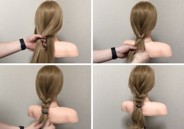 湿気が多くても崩れにくい 編み込み風 簡単ヘアアレンジで垢抜ける モデルプレス 湿気が多くても崩れにくい 編み込み風 簡単ヘアアレンジで垢抜ける モデルプレス