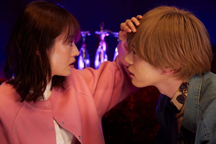 田辺桃子、内藤秀一郎「お迎え渋谷くん」第3話より(C)カンテレ