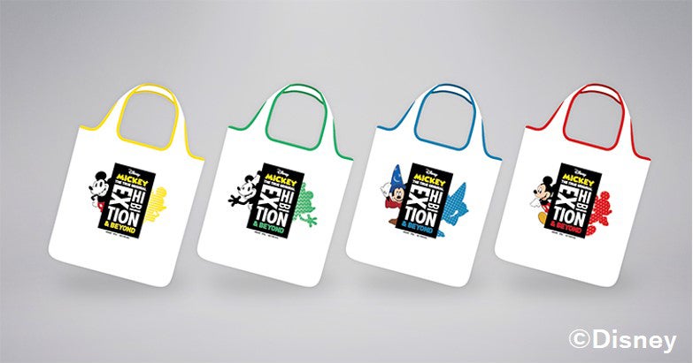 来場者特典「ミッキーマウス展 THE TRUE ORIGINAL & BEYOND」オリジナルエコバッグ（全4種）（C）Disney